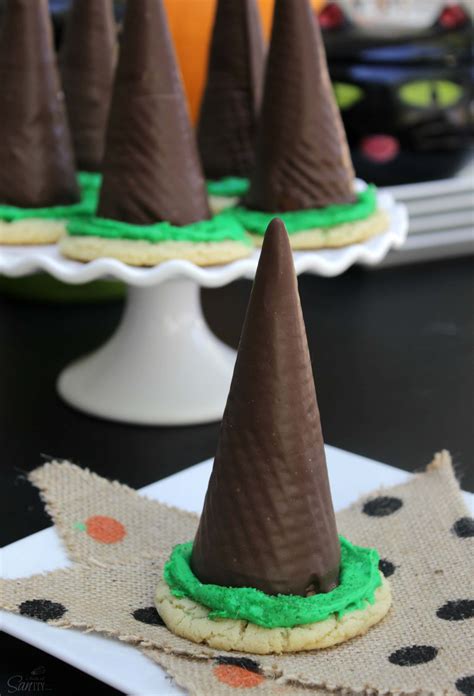 Witch hat sugar cookies